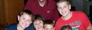 Jon Larsen and his family