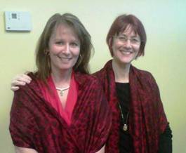 foster care to success red scarf student Tina in red scarf foster care to success