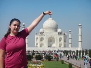 Molly at the Taj