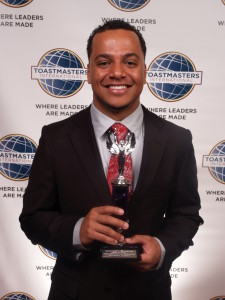 Tremale Berger came in 2nd place during the quarterfinals of his region.